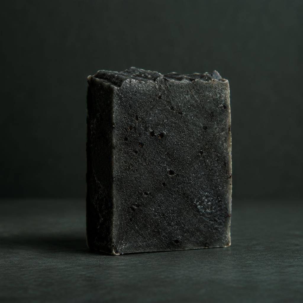 Charcoal & Cedar handmade organic soap bar