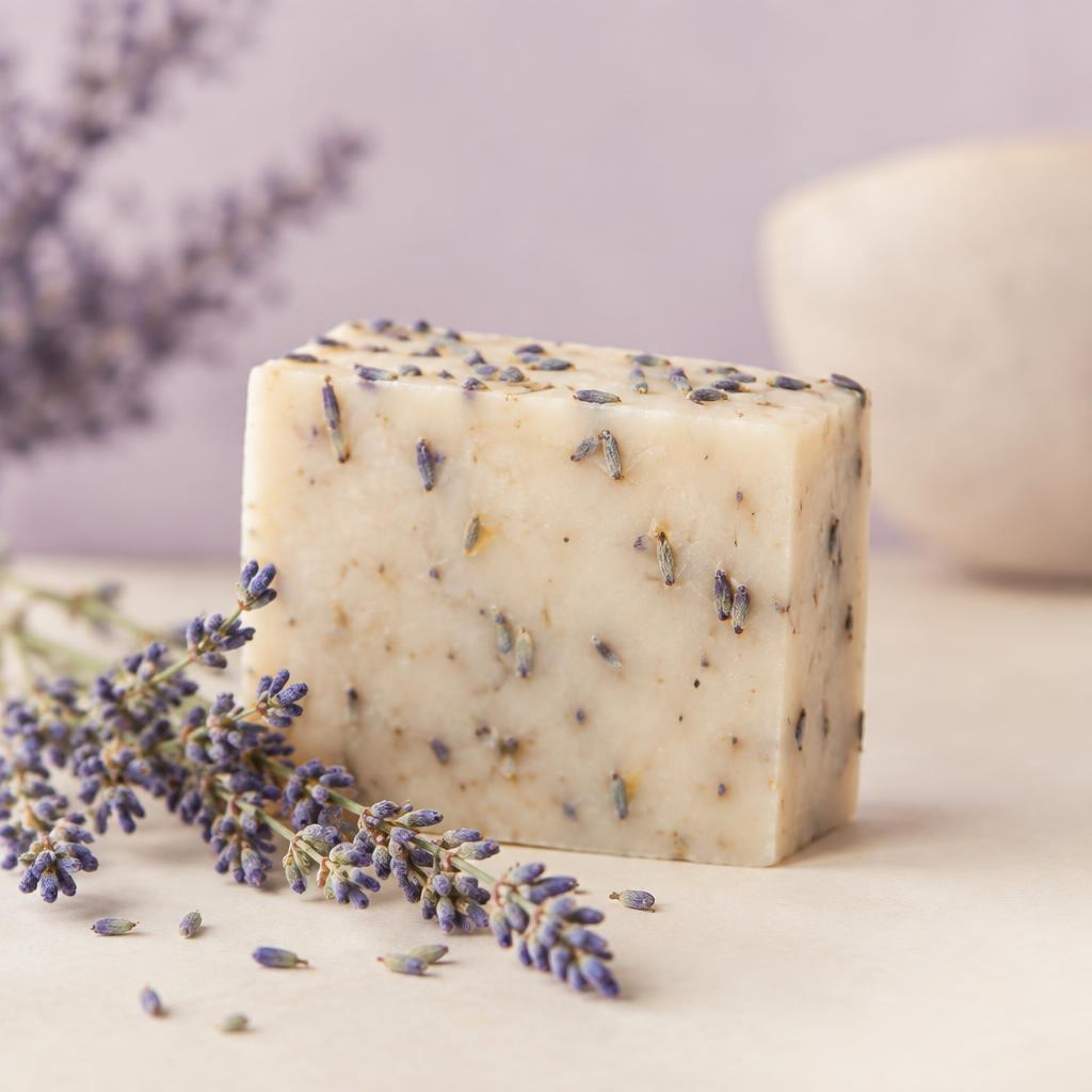 Lavender & Shea handmade organic soap bar
