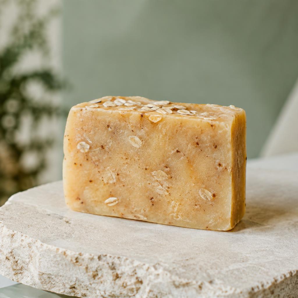 Oat & Honey handmade organic soap bar
